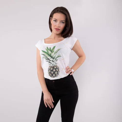 T-Shirt Ananas SEAN & LINA Front